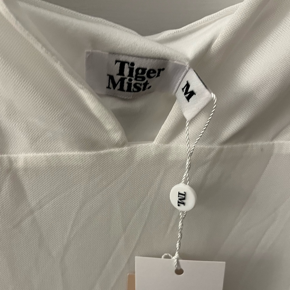 BRIDES !!Tiger mist white mini dress never worn with tags